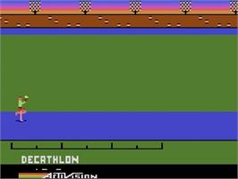 Title screen of The Activision Decathlon on the Atari 2600.