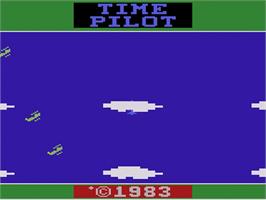 Title screen of Time Pilot on the Atari 2600.