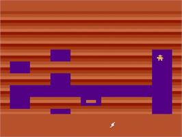 Title screen of Tutankham on the Atari 2600.