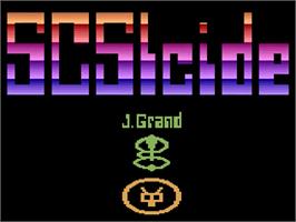 Title screen of Ultra SCSIcide on the Atari 2600.