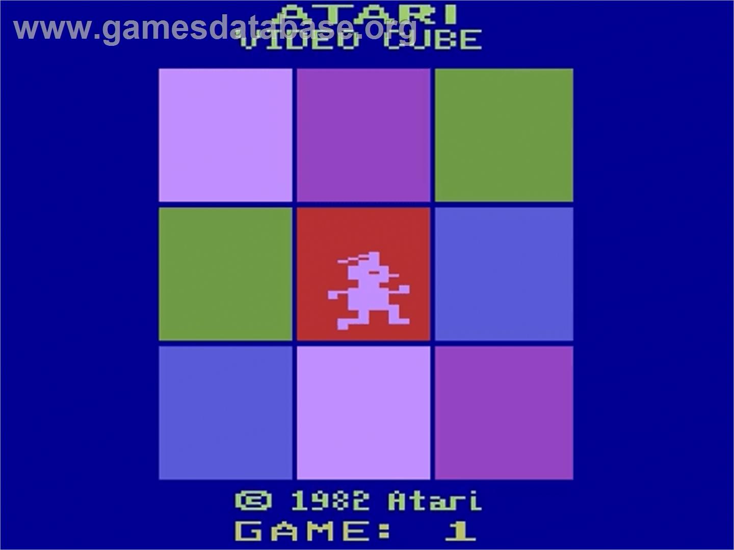 Atari Video Cube - Atari 2600 - Artwork - Title Screen