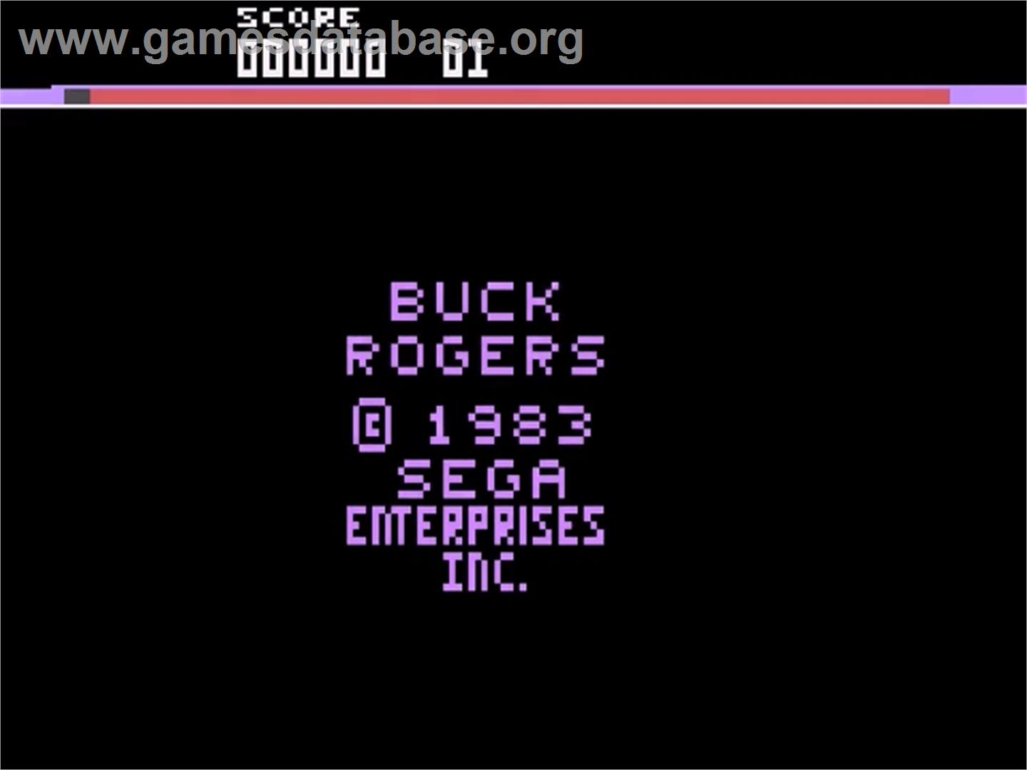 Buck Rogers: Planet of Zoom - Atari 2600 - Artwork - Title Screen