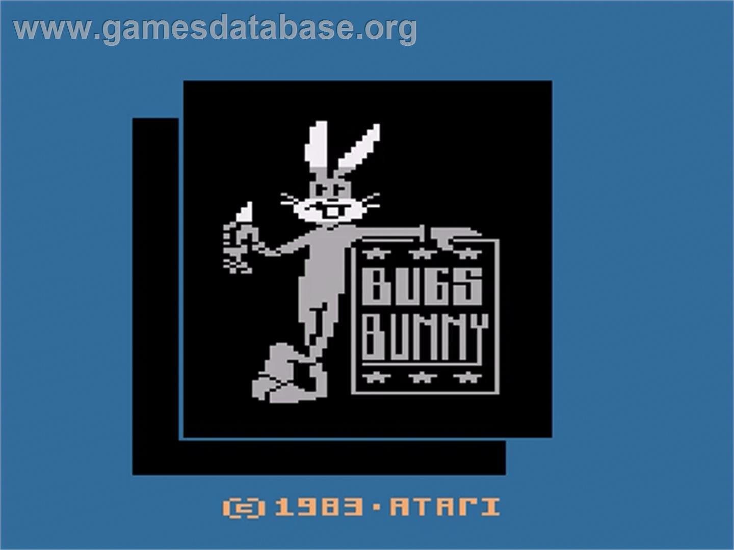 Bugs Bunny - Atari 2600 - Artwork - Title Screen