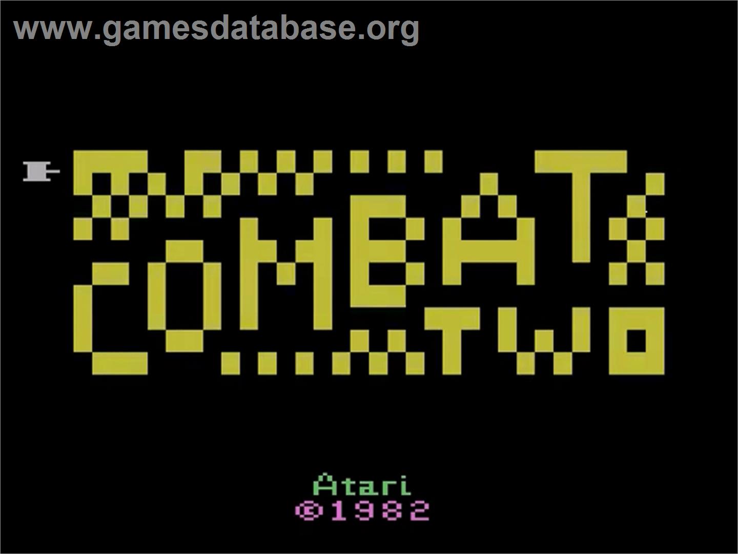 Combat Two - Atari 2600 - Artwork - Title Screen