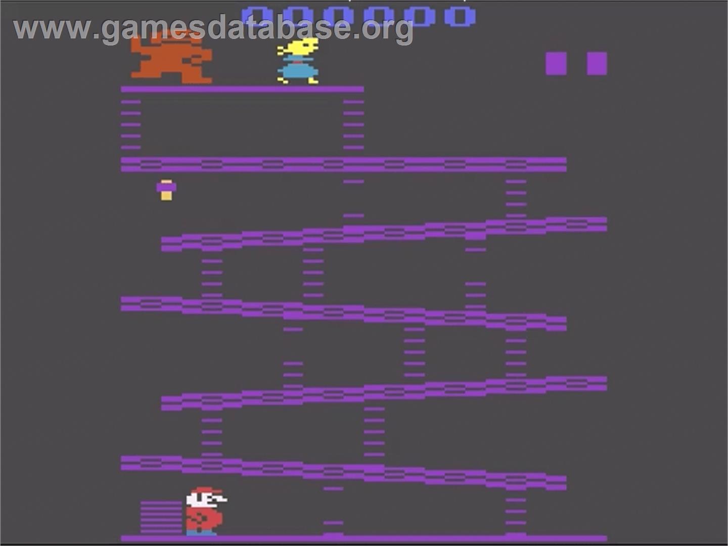Donkey Kong - Atari 2600 - Artwork - Title Screen