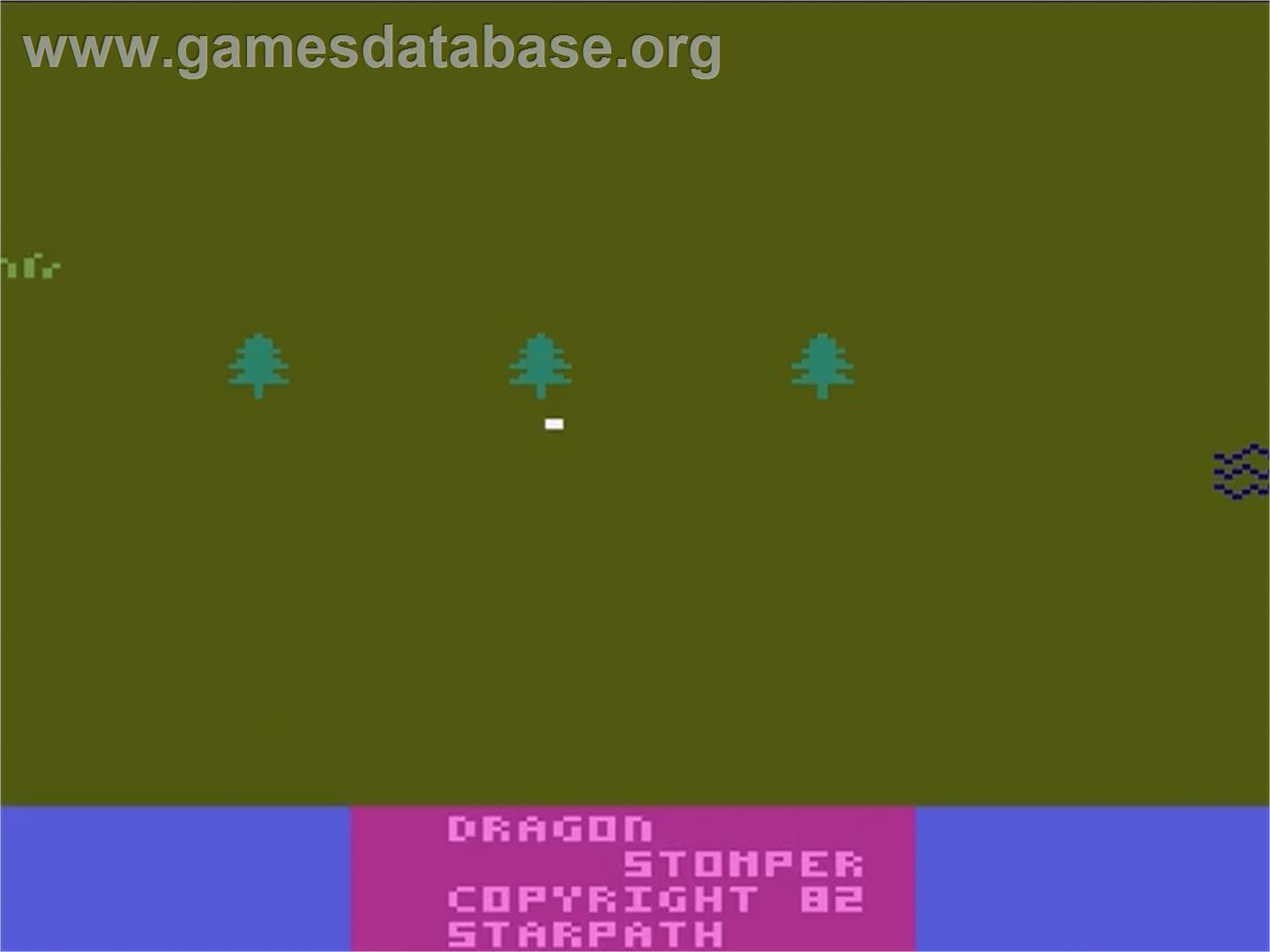 Dragonstomper - Atari 2600 - Artwork - Title Screen