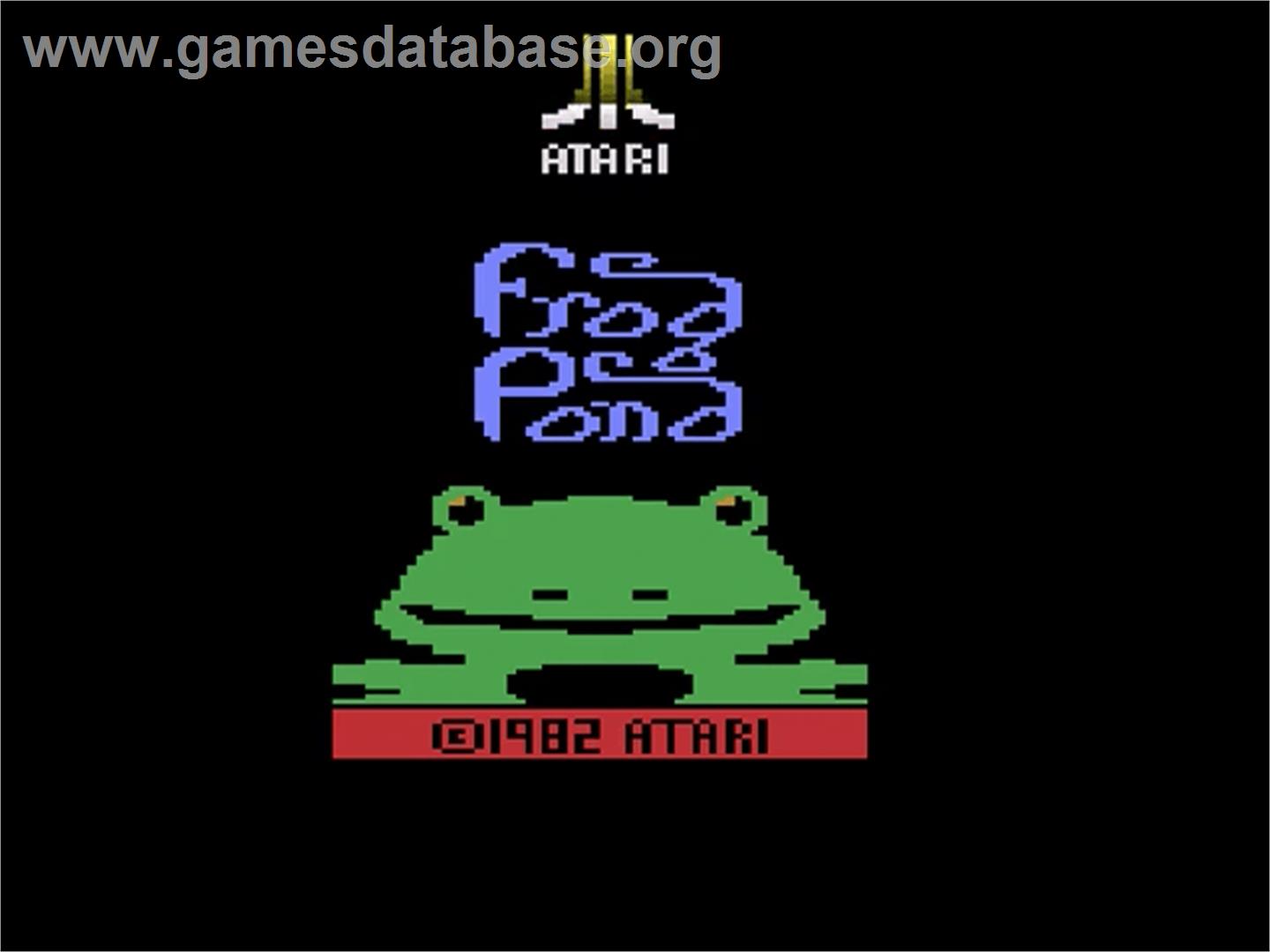 Frog Bog - Atari 2600 - Artwork - Title Screen