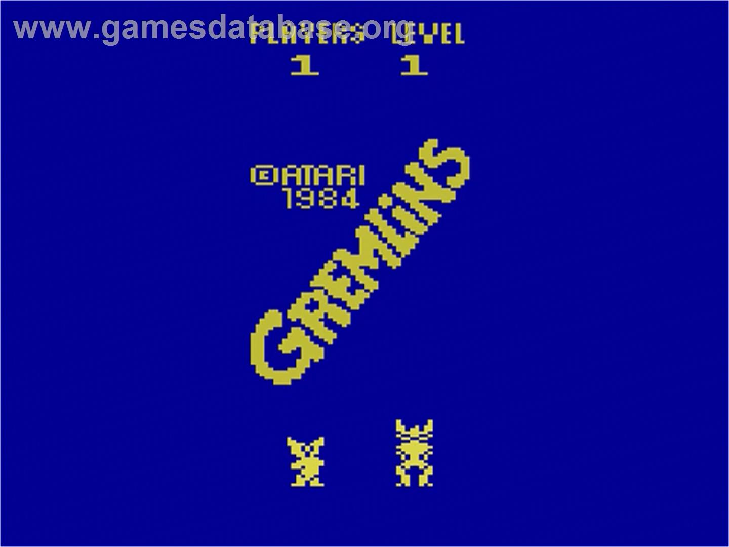 Gremlins - Atari 2600 - Artwork - Title Screen