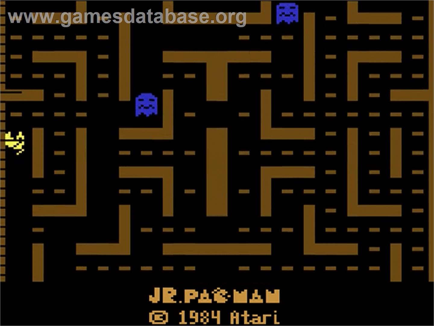 Jr. Pac-Man - Atari 2600 - Artwork - Title Screen
