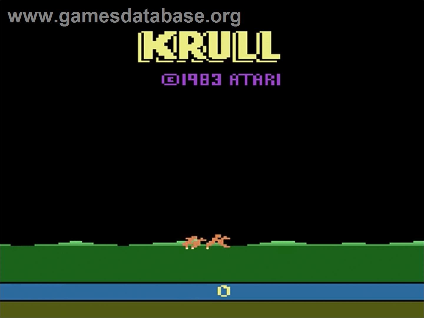 Krull - Atari 2600 - Artwork - Title Screen