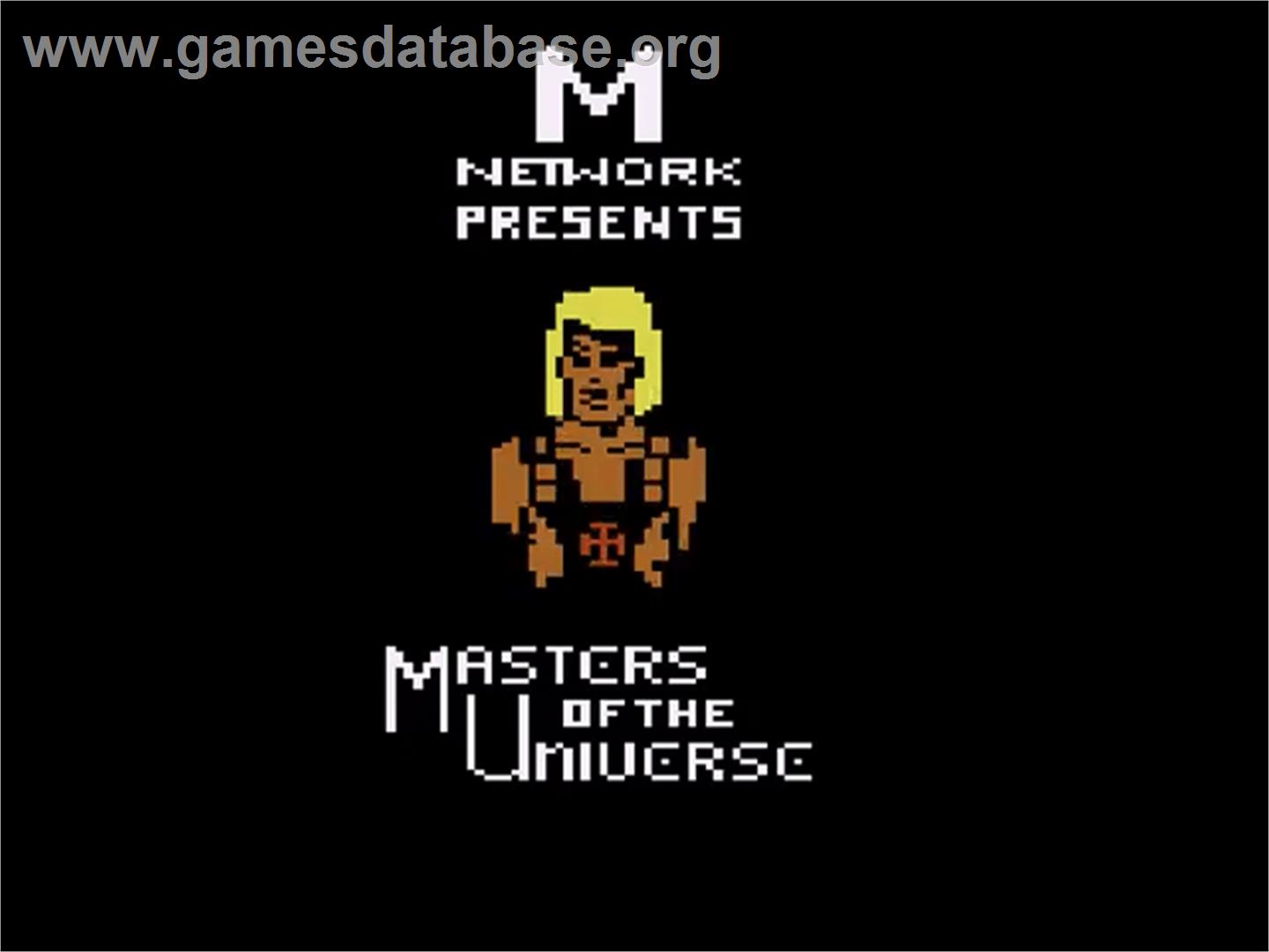 Masters of the Universe: The Power of He-Man - Atari 2600 - Artwork - Title Screen