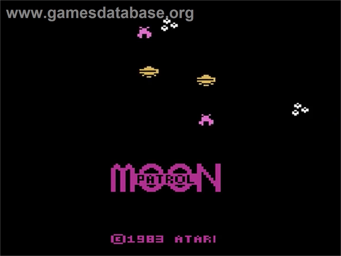 Moon Patrol - Atari 2600 - Artwork - Title Screen