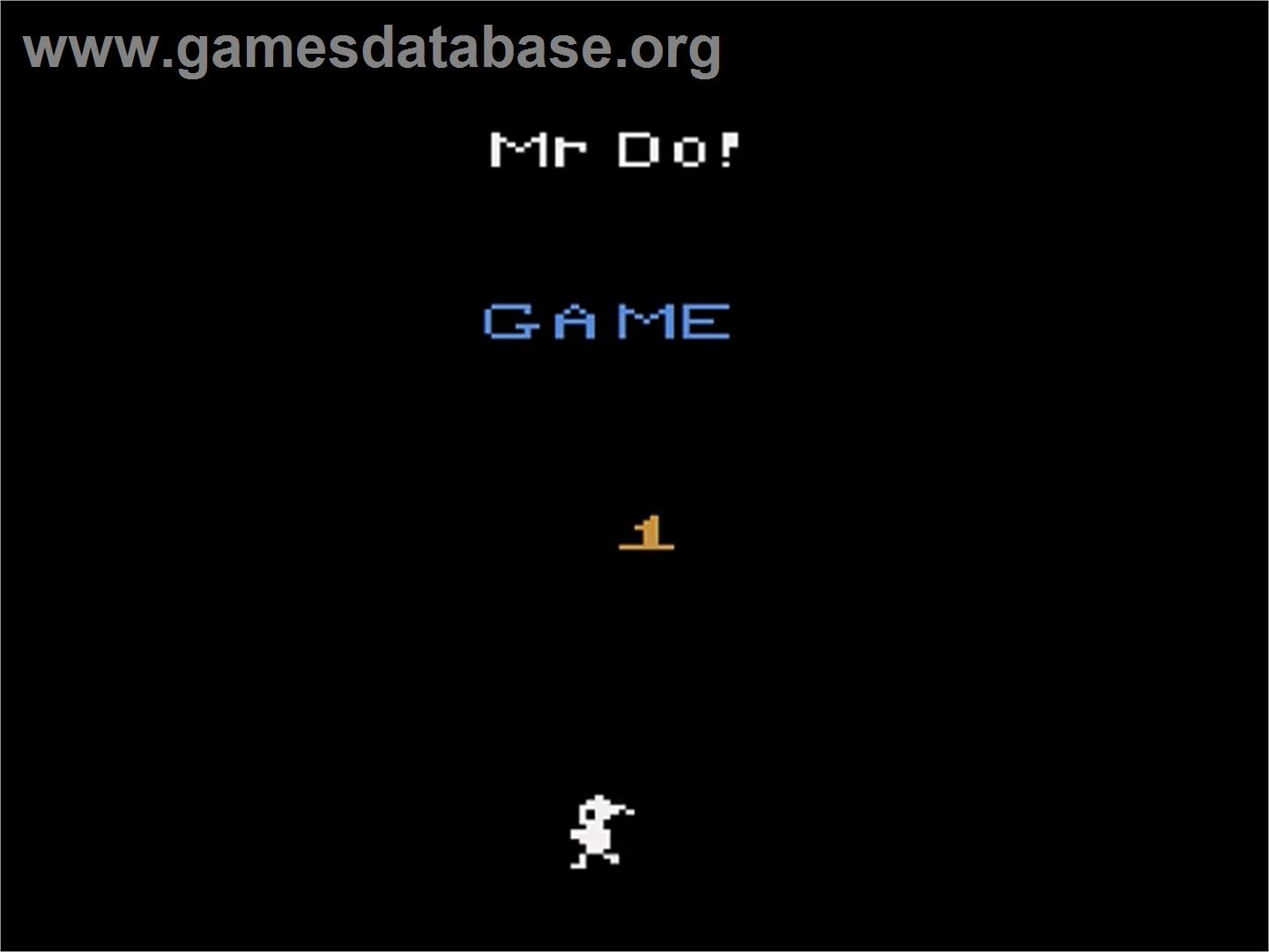 Mr. Do! - Atari 2600 - Artwork - Title Screen