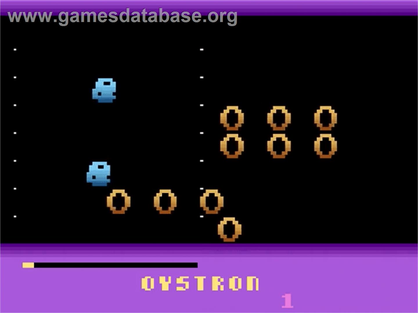 Oystron - Atari 2600 - Artwork - Title Screen