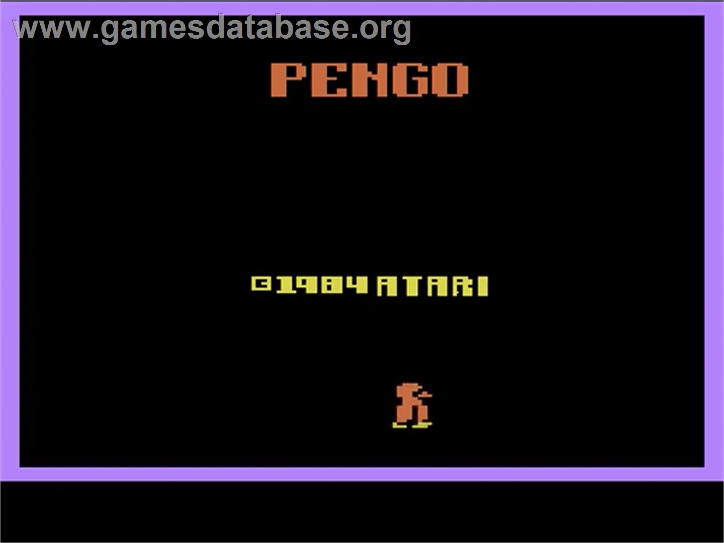 Pengo - Atari 2600 - Artwork - Title Screen