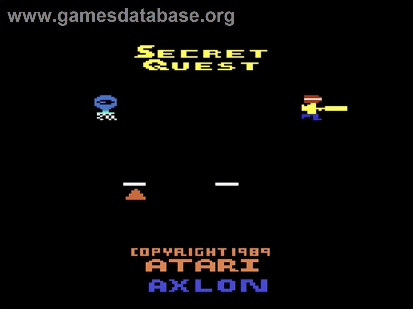 Secret Quest - Atari 2600 - Artwork - Title Screen