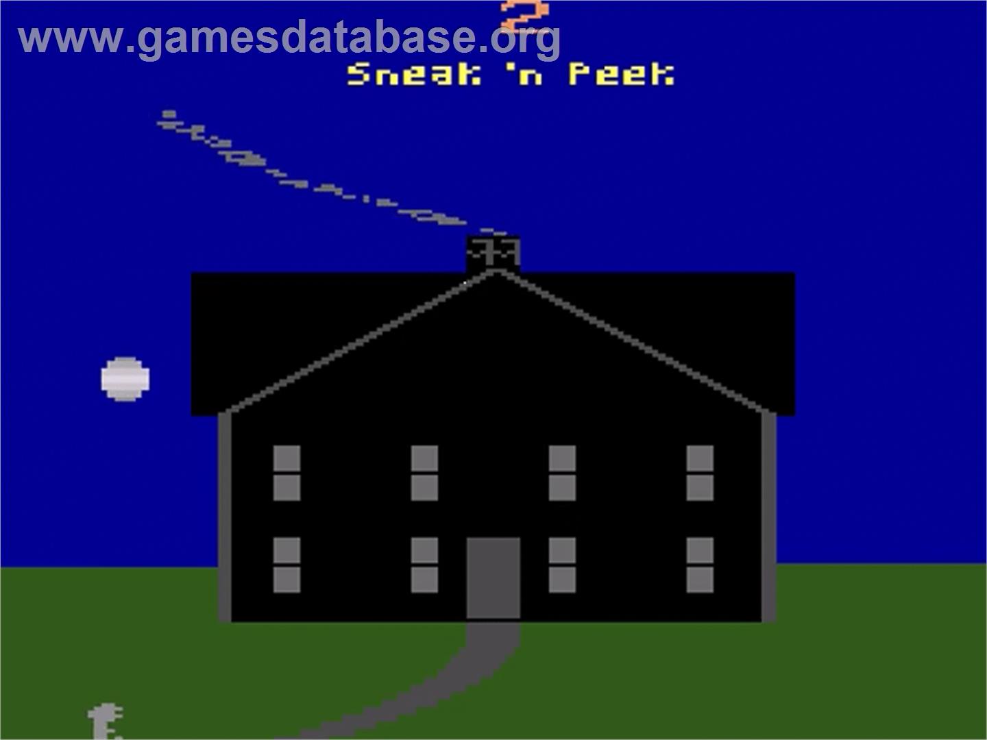 Sneak 'n Peek - Atari 2600 - Artwork - Title Screen