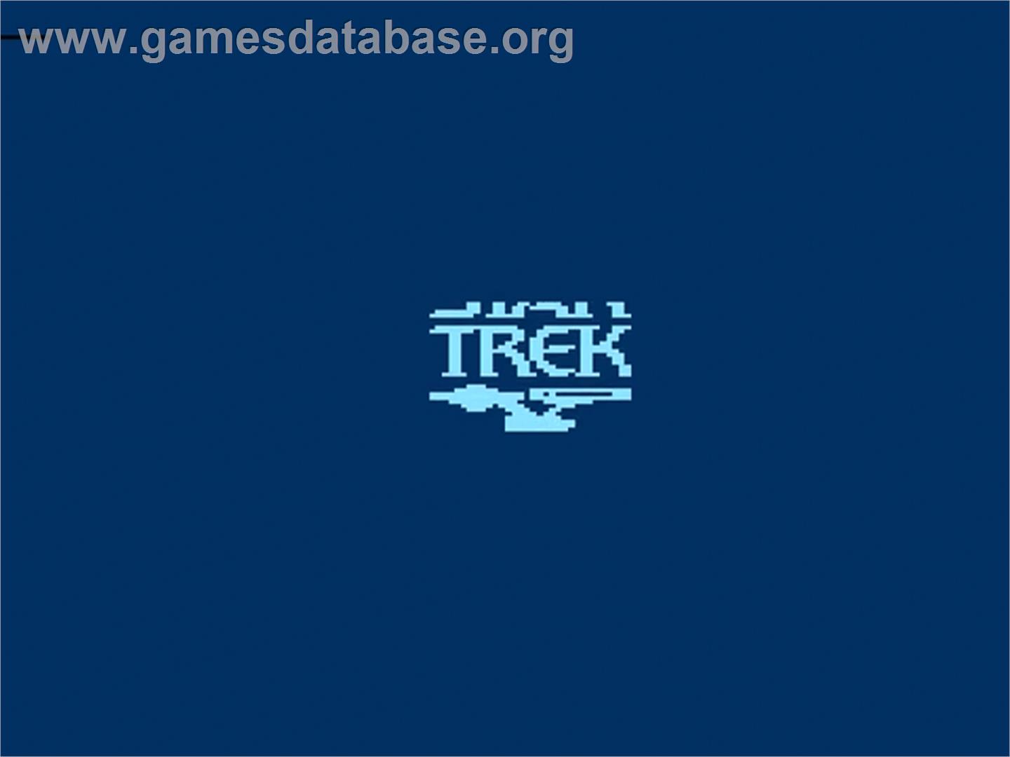 Star Trek: Strategic Operations Simulator - Atari 2600 - Artwork - Title Screen