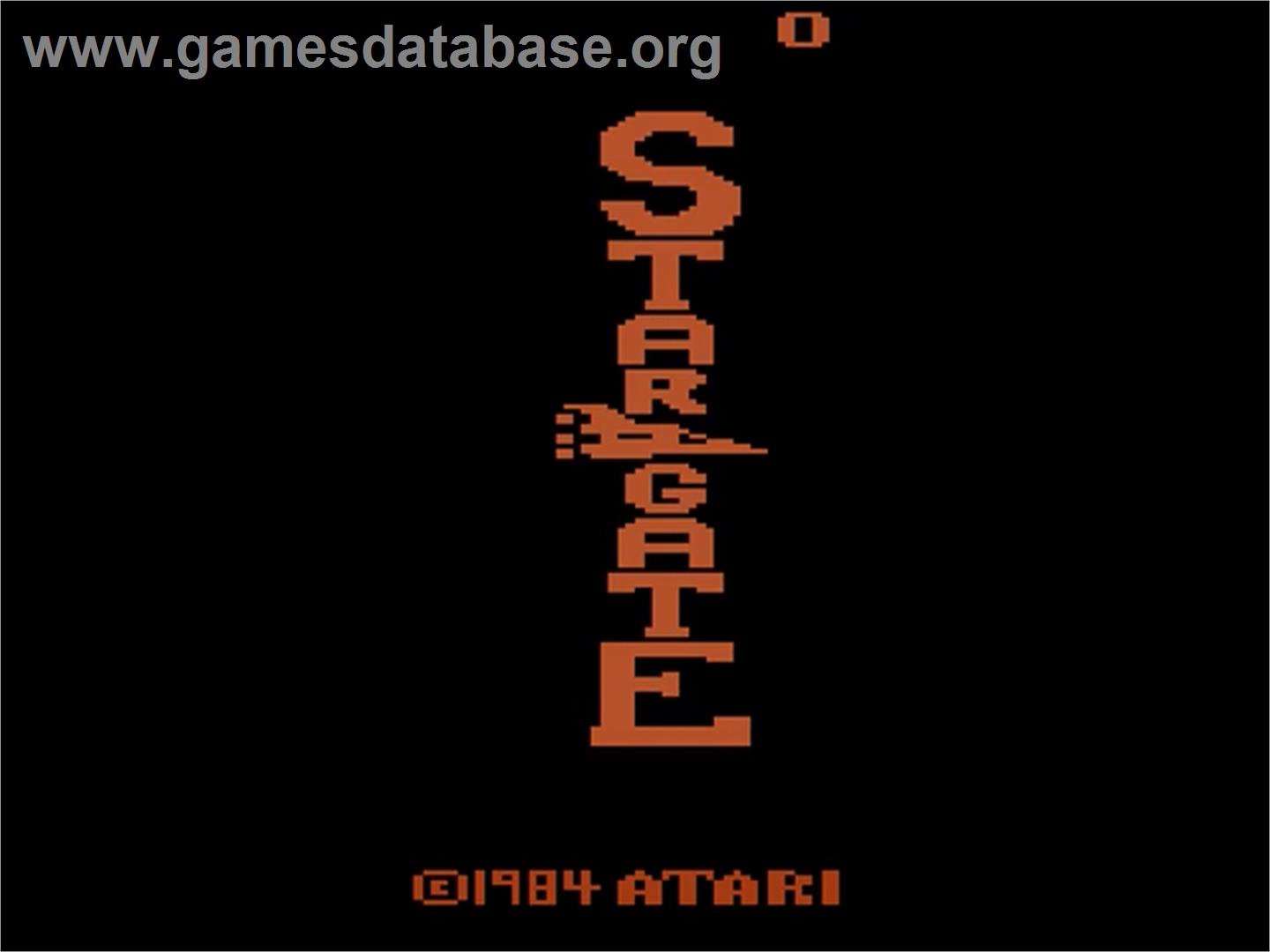 Stargate - Atari 2600 - Artwork - Title Screen