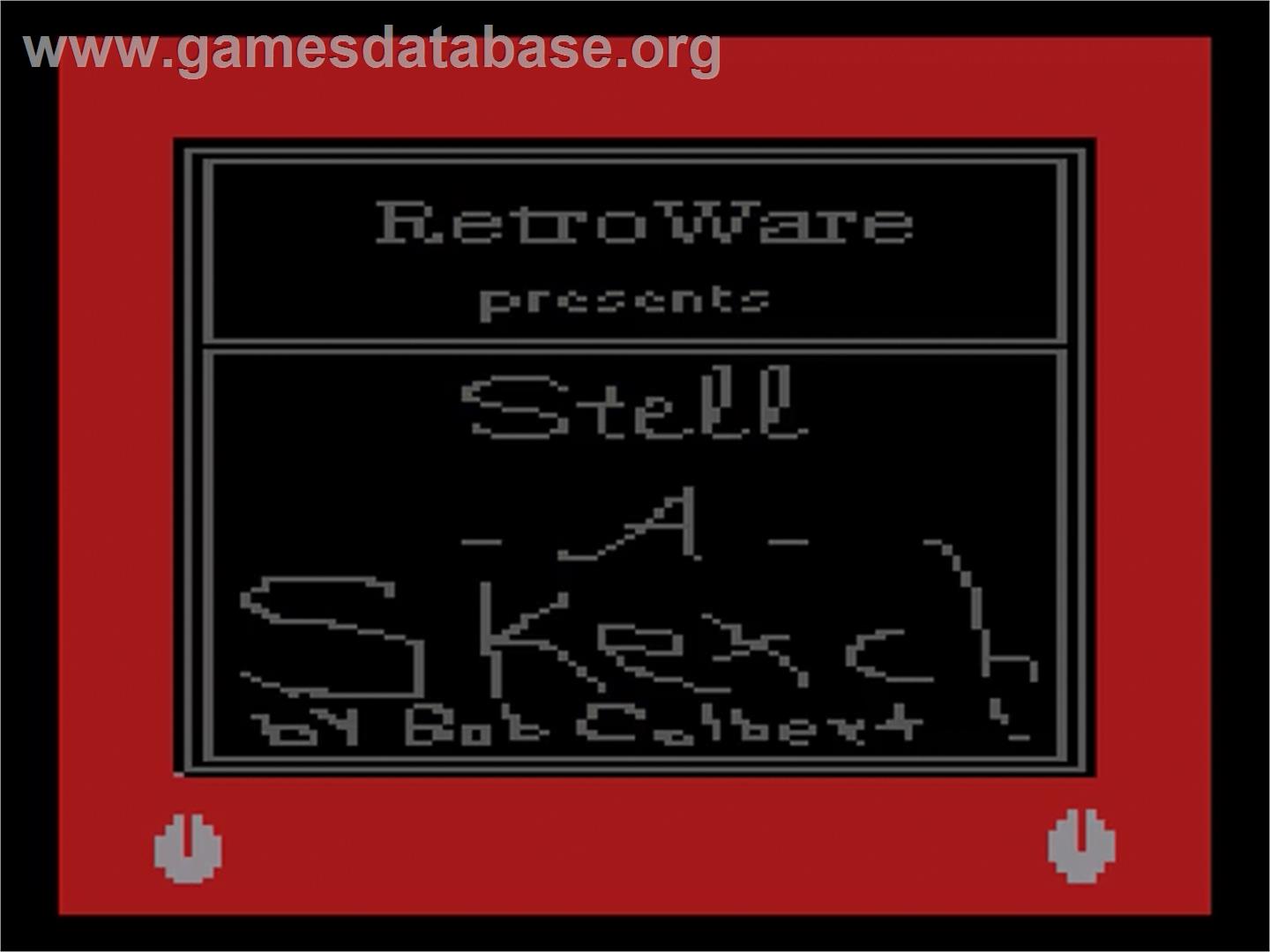Stell-A-Sketch/Okie Dokie - Atari 2600 - Artwork - Title Screen