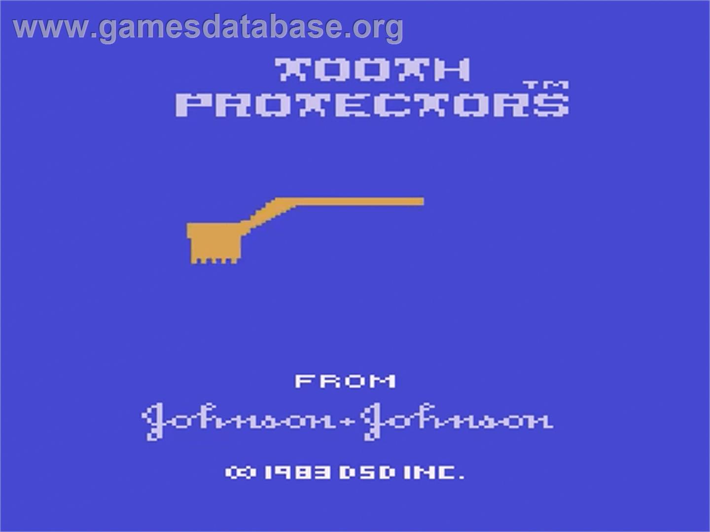 Tooth Protectors - Atari 2600 - Artwork - Title Screen