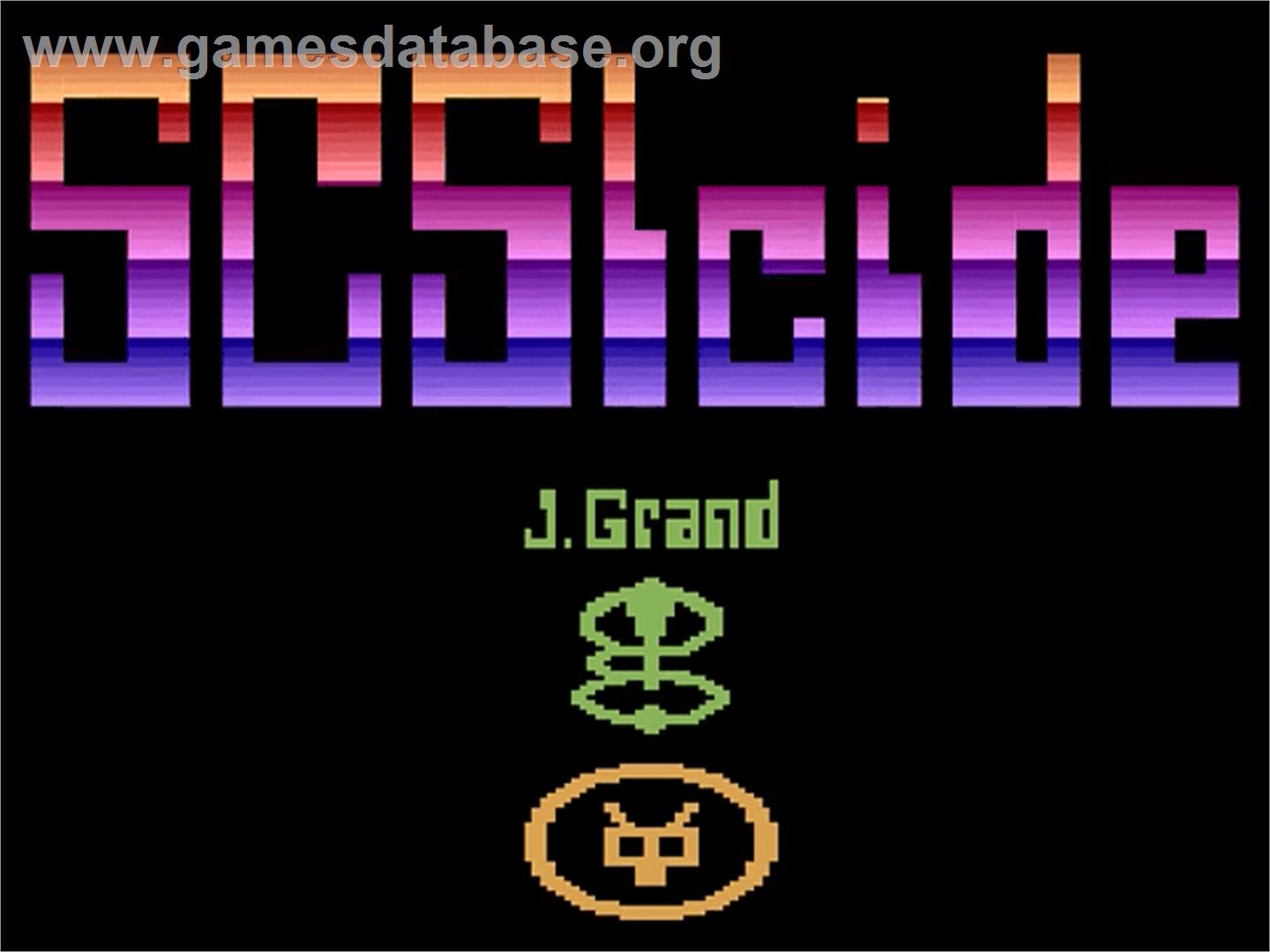 Ultra SCSIcide - Atari 2600 - Artwork - Title Screen