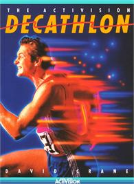 Box cover for Activision Decathlon on the Atari 5200.