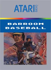 Box cover for Barroom Baseball on the Atari 5200.