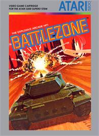 Box cover for Battle Zone on the Atari 5200.