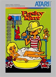 Box cover for Frisky Tom on the Atari 5200.