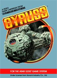 Box cover for Gyruss on the Atari 5200.