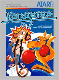 Box cover for Kangaroo on the Atari 5200.