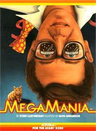 Box cover for Megamania on the Atari 5200.