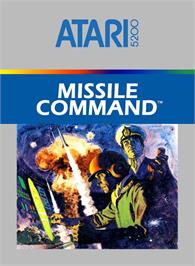 Box cover for Missile Command on the Atari 5200.