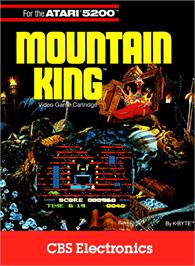 Box cover for Mountain King on the Atari 5200.