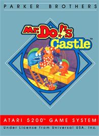 Box cover for Mr. Do's Castle on the Atari 5200.