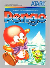 Box cover for Pengo on the Atari 5200.