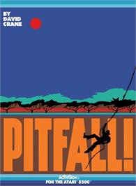 Box cover for Pitfall on the Atari 5200.