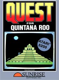 Box cover for Quest for Quintana Roo on the Atari 5200.
