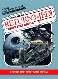 Box cover for Star Wars: Return of the Jedi - Death Star Battle on the Atari 5200.