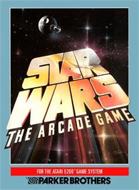 Box cover for Star Wars Arcade on the Atari 5200.