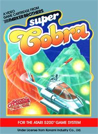 Box cover for Super Cobra on the Atari 5200.