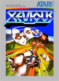 Box cover for Xevious on the Atari 5200.