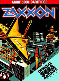 Box cover for Zaxxon on the Atari 5200.