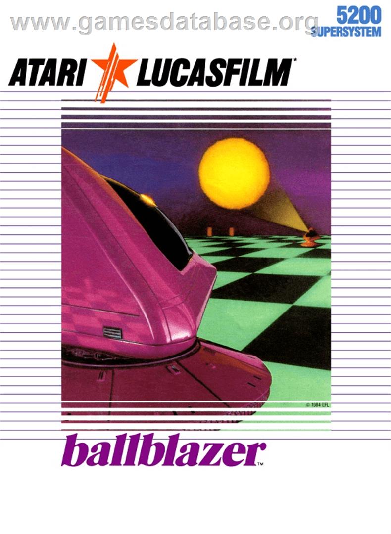 Ballblazer - Atari 5200 - Artwork - Box