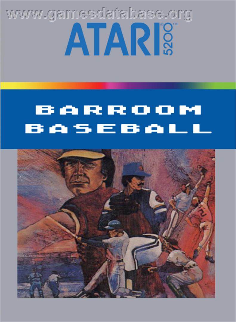Barroom Baseball - Atari 5200 - Artwork - Box