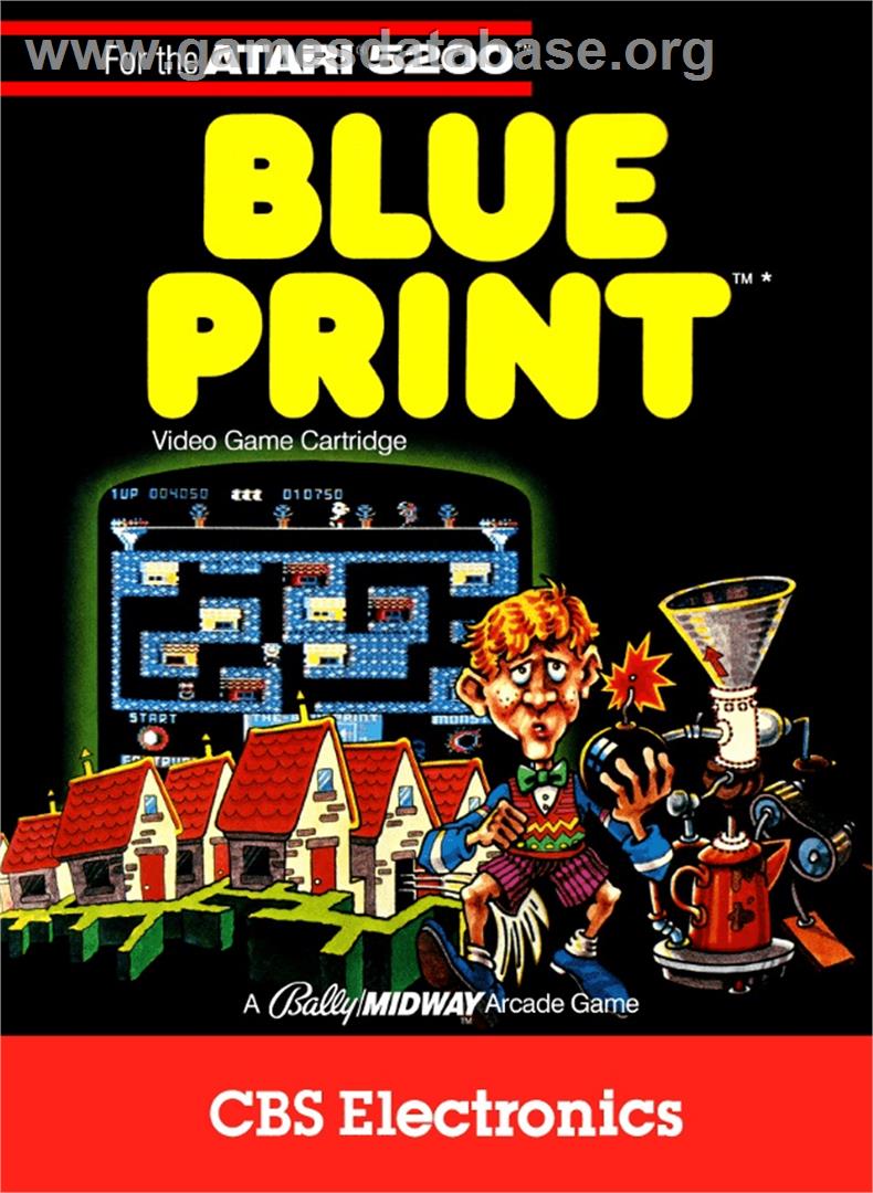 Blue Print - Atari 5200 - Artwork - Box