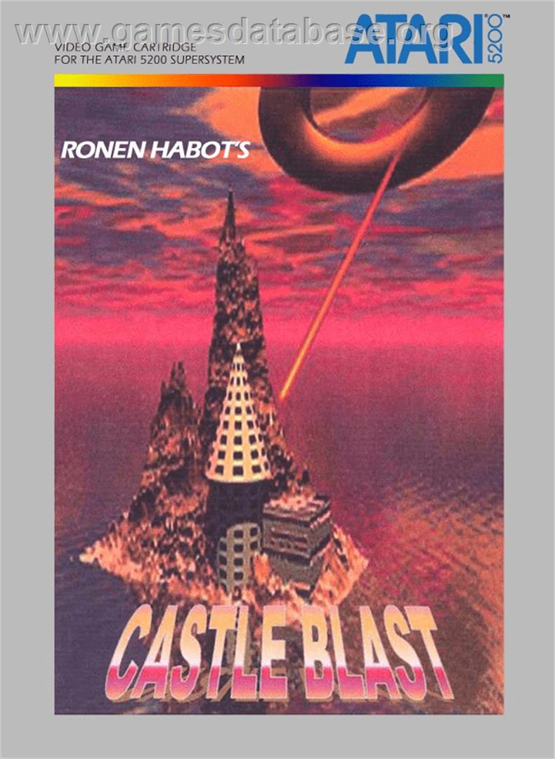 Castle Blast - Atari 5200 - Artwork - Box