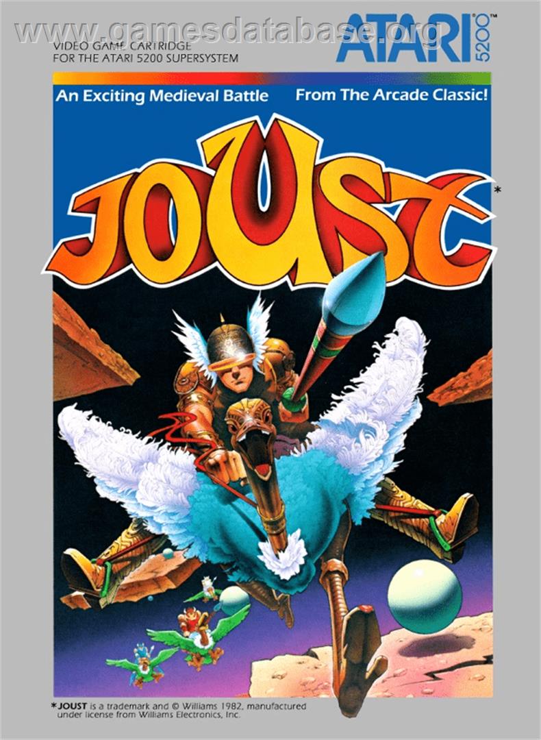 Joust - Atari 5200 - Artwork - Box