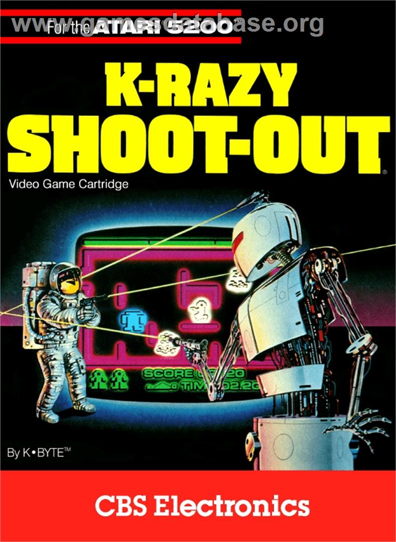 K-Razy Shootout - Atari 5200 - Artwork - Box